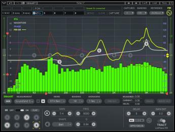 Waves TRACT, un plugin para calibrar sistemas de sonido con los datos de Smaart
