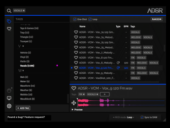 ADSR Sample Manager, un organizador gratuito para tus muestras