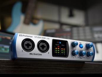 PreSonus Studio 2|4, la pequeña de la familia de interfaces de audio