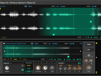 El DAW Bitwig añade wavetables y tratamiento granular a su sampler