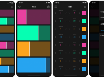 Ribn, un simple pero ingenioso controlador MIDI para iOS