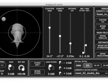 Anaglyph, un plugin VST gratuito para audio 3D