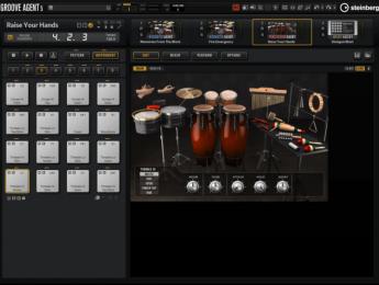 Steinberg Groove Agent alcanza la quinta versión y se expande en sonidos y flujo de trabajo