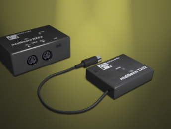 midiBeam v2: transmisión MIDI inalámbrica hasta 250 metros