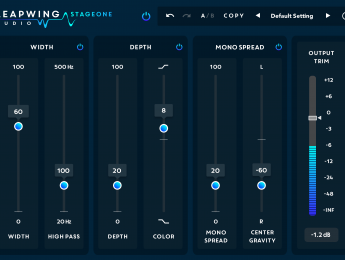 Leapwing Audio StageOne, un plugin para mejorar la profundidad y sensación estereo