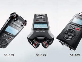 Tascam DR-X, nueva generación de grabadoras de mano