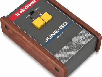 TC Electronic June-60 Chorus, el efecto del Roland Juno 60 clonado en un pedal stomp