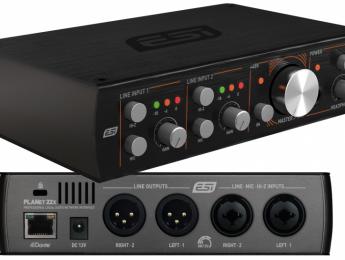 ESI planet 22x, interfaz audio sobre IP por Ethernet con Dante