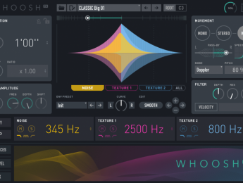 UVI Whoosh FX, una herramienta de diseño sonoro para crear movimiento