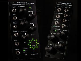 Oscilador polifónico Eurorack de 16 voces con SuperCritical Demon Core