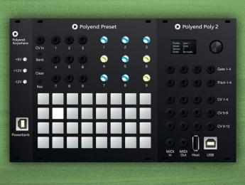 Polyend Preset puede recordar configuraciones en tu modular Eurorack