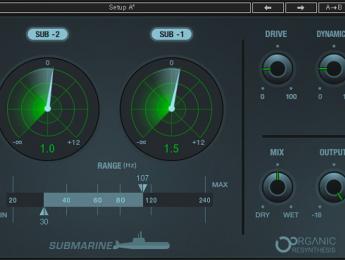 Waves Submarine, doble generador de subgraves en un plugin