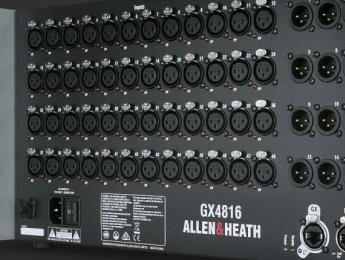Allen & Heath GX4816, un mastodóntico stagebox digital a 96kHz