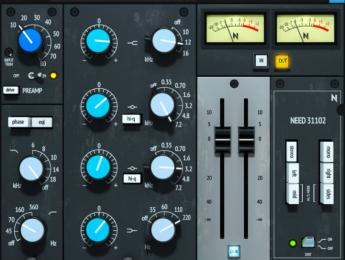 NoiseAsh Need 31102, emulación del previo y ecualizador de la consola Neve 8068