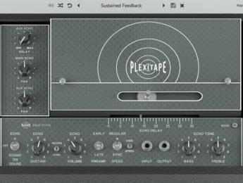 Audiority PlexiTape, una emulación del delay de cinta Echoplex EP-3 en plugin