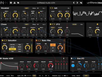 Unfiltered Audio Lion, nuevo sinte basado en multi-efectos y diseño sonoro modular