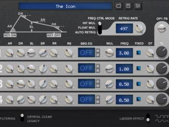 Inphonik RYM2612 es un sinte virtual basado en el chip de Sega Mega Drive