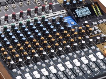 Tascam Model 16, nueva mesa con 16 canales para mezcla, interfaz y grabadora