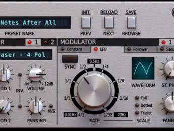 D16 Group Godfazer, 22 efectos y 40 tipos de filtro en un único plugin de modulación