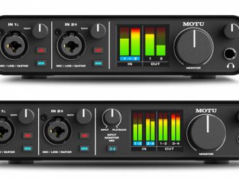 MOTU M2 y M4, dos nuevas interfaces de audio y MIDI por USB