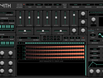Audiaire Zenith, un versátil secuenciador y controlador MIDI virtual para software y hardware