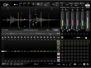 GranuRise, un vasto entorno de procesamiento granular, espectral, FM y basado en samples