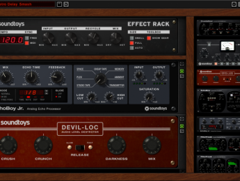 El multi-efectos Soundtoys Effect Rack puede usarse gratis por tiempo limitado