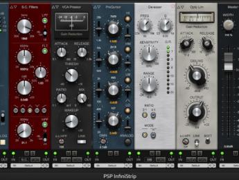 PSPaudioware PSP InfiniStrip, un rack de 22 módulos basado en 20 años de desarrollo de plugins