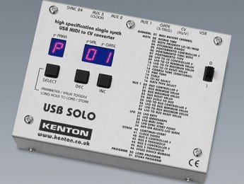  Kenton USB PRO, conversor MIDI/CV con conexión USB