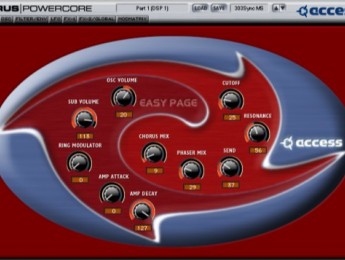 Segunda versión del sinte Access Virus para PowerCore