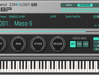 Roland expande ZEN-Core y Zenology con modelos de sintes clásicos, comenzando con el JX-8P