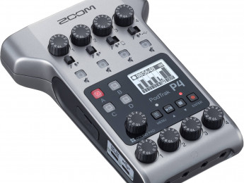 Zoom PodTrak P4, compacta grabadora e interfaz de cuatro pistas orientada a creación de podcasts