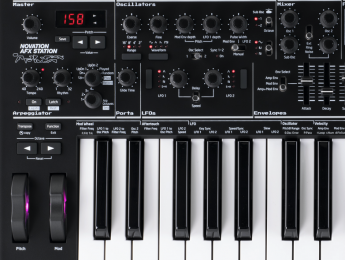 Novation AFX Station, un Bass Station II renovado por Aphex Twin