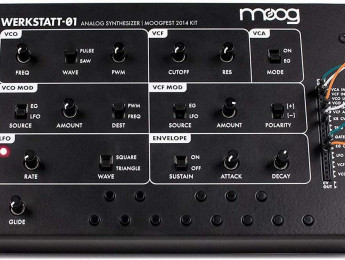 Moog trae de vuelta Werkstatt-01, un compacto sinte analógico con conexión CV