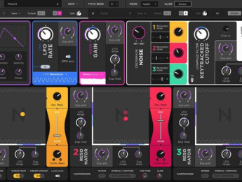 Expressive E Noisy, un sintetizador virtual que combina modelado físico y síntesis sustractiva