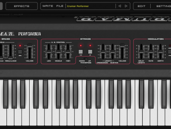 Crumar Performer VST, emulación oficial de la clásica máquina de cuerdas