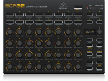 Behringer BCR32, regresa el controlador MIDI de 32 potenciómetros ahora con Zaquencer de fábrica