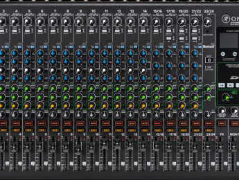 Mackie renueva las mesas Onyx con grabación multipista por USB