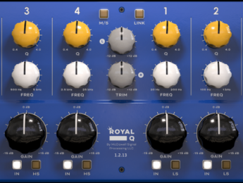 McDSP Royal Mu y Royal Q, compresor vari-mu y ecualizador estilo Pultec para APB