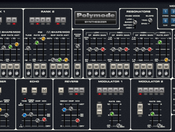 Moog Polymoog resucita con Polymode de Cherry Audio