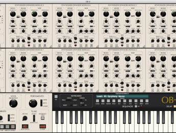 GForce OB-E, emulación virtual del legendario sinte Oberheim de 8 voces SEM
