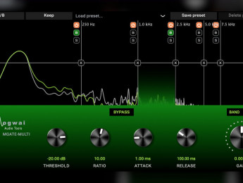 Mogwai MGate-Multi, un plugin gratis de puerta de ruido multibanda
