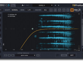 TBProAudio DSEQ 3 añade espectrograma al ecualizador dinámico de filtros automáticos