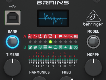 Behringer Brains, polivalente oscilador eurorack con 20 modelos