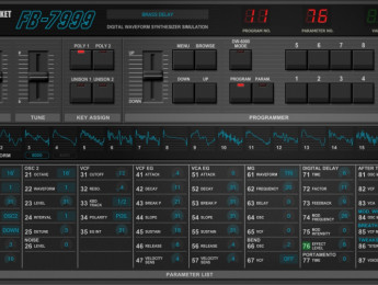 Full Bucket FB-7999, emulación gratuita de los Korg DW ochenteros