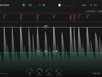 Sonible smart:limit, plugin limitador con inteligencia artificial