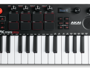 Akai MPK Mini Play Mk3, un controlador MIDI compacto con sonidos internos