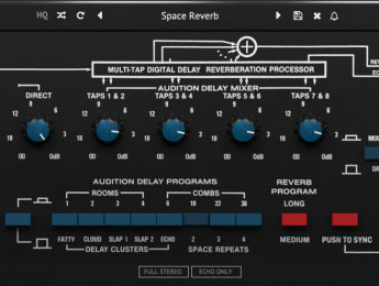 Audiority emula la legendaria reverb digital Ursa Major Space Station SST-282 en plug-in