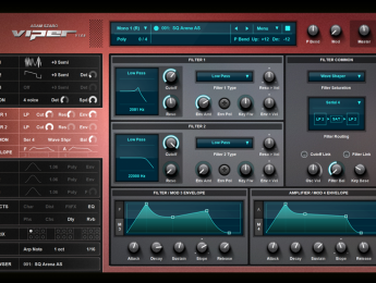 Viper, la emulación del sintetizador Virus, ya carga bancos de sonidos