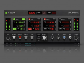 SSL lanza X-Delay, un plugin de delay inspirado en el sonido de los 80
